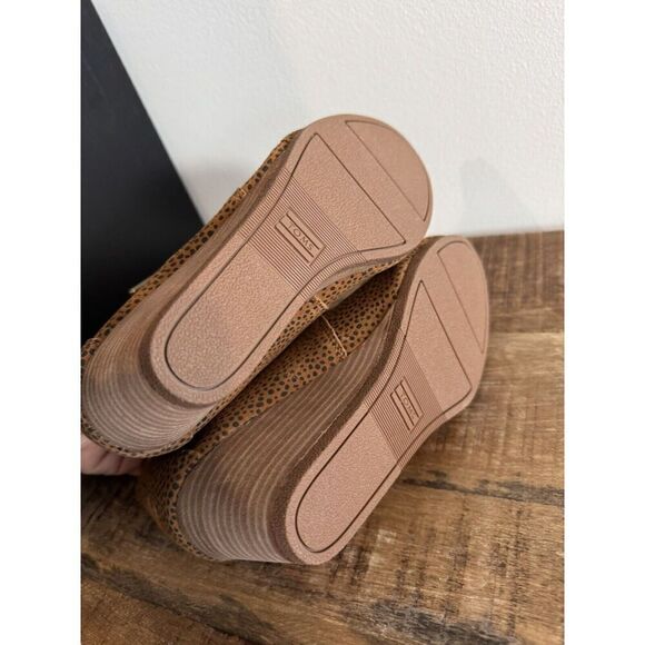 Toms Kala Desert Wedge Bootie Suede Leopard Cheetah Shoes Women's Size 6.5 Boots - Picture 8 of 8